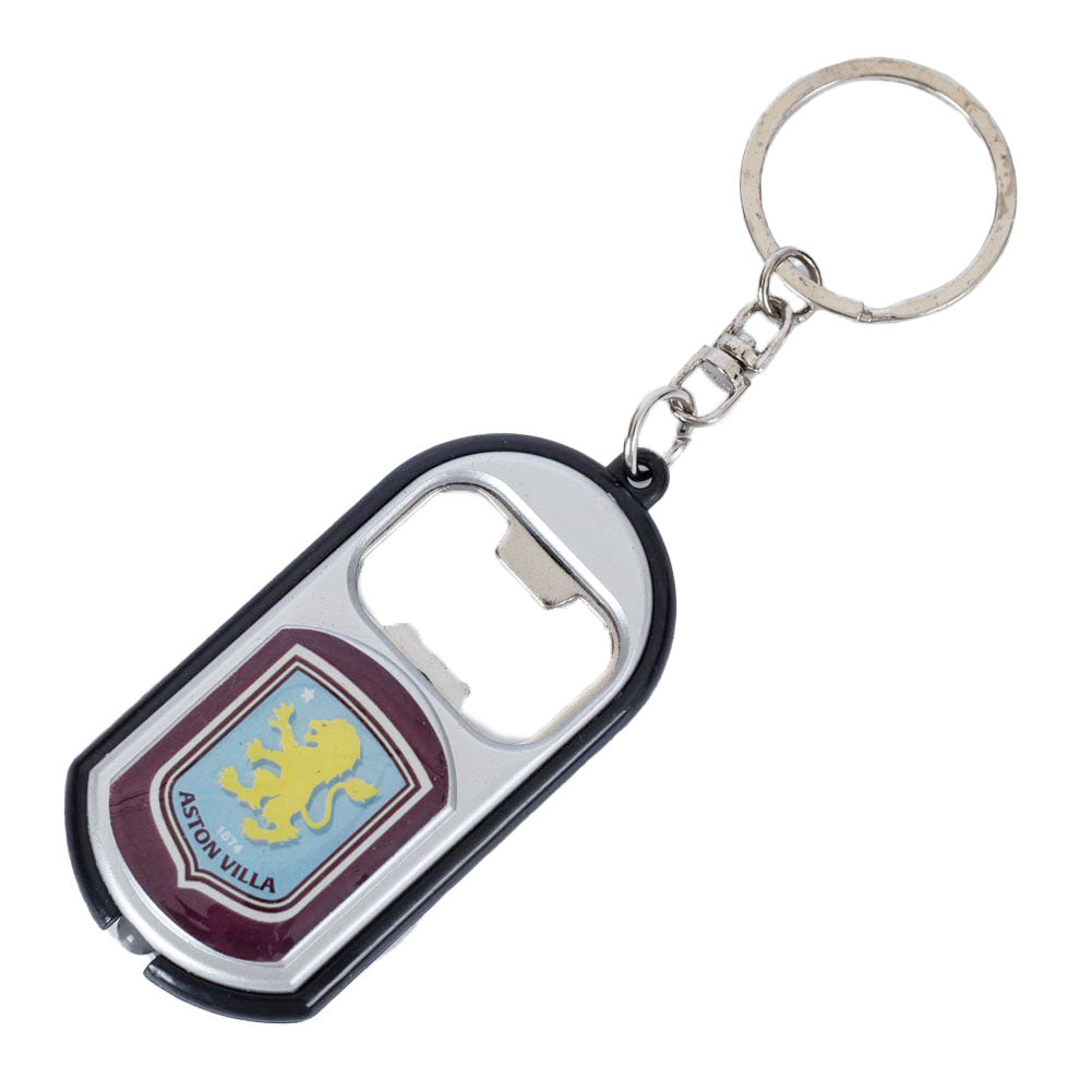 Aston Villa FC Keyring Torch Bottle Opener - Shop Bottle Openers At Gift Moments - 2