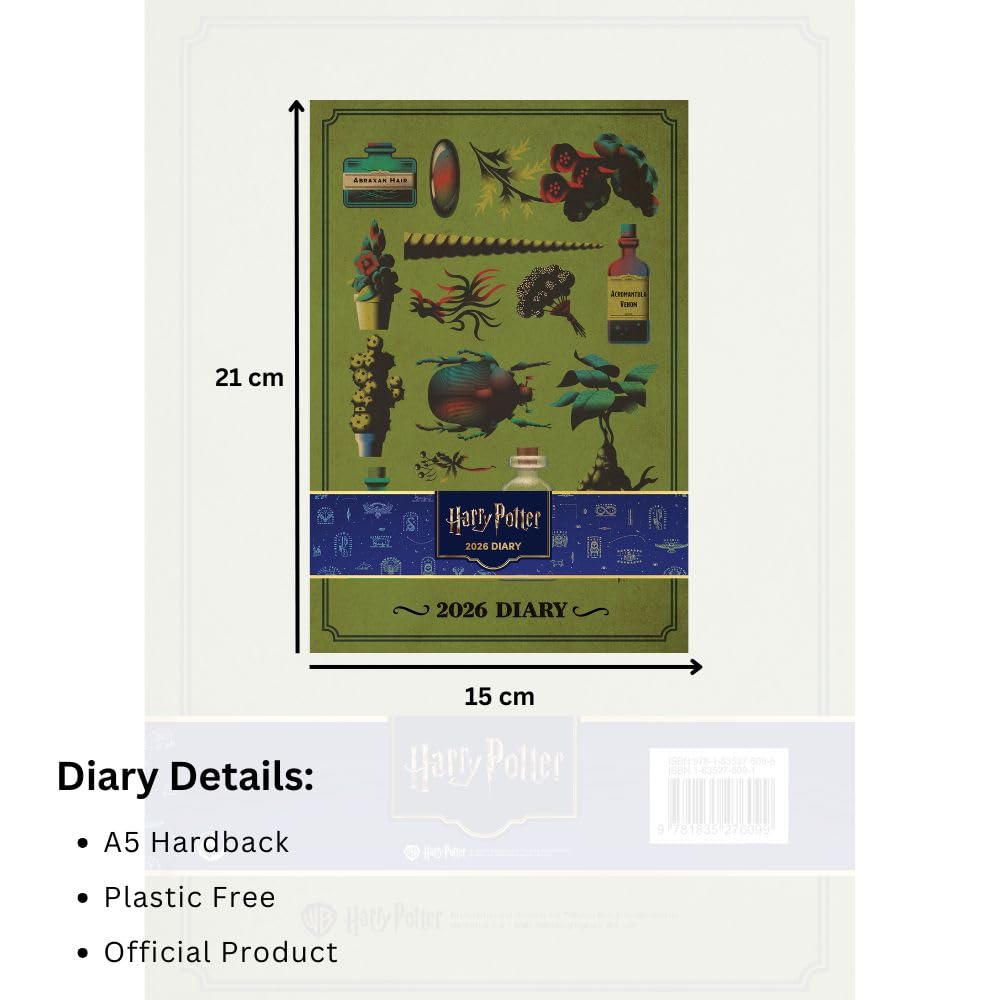 Harry Potter A5 Diary 2026 - Shop Diaries At Gift Moments - 5