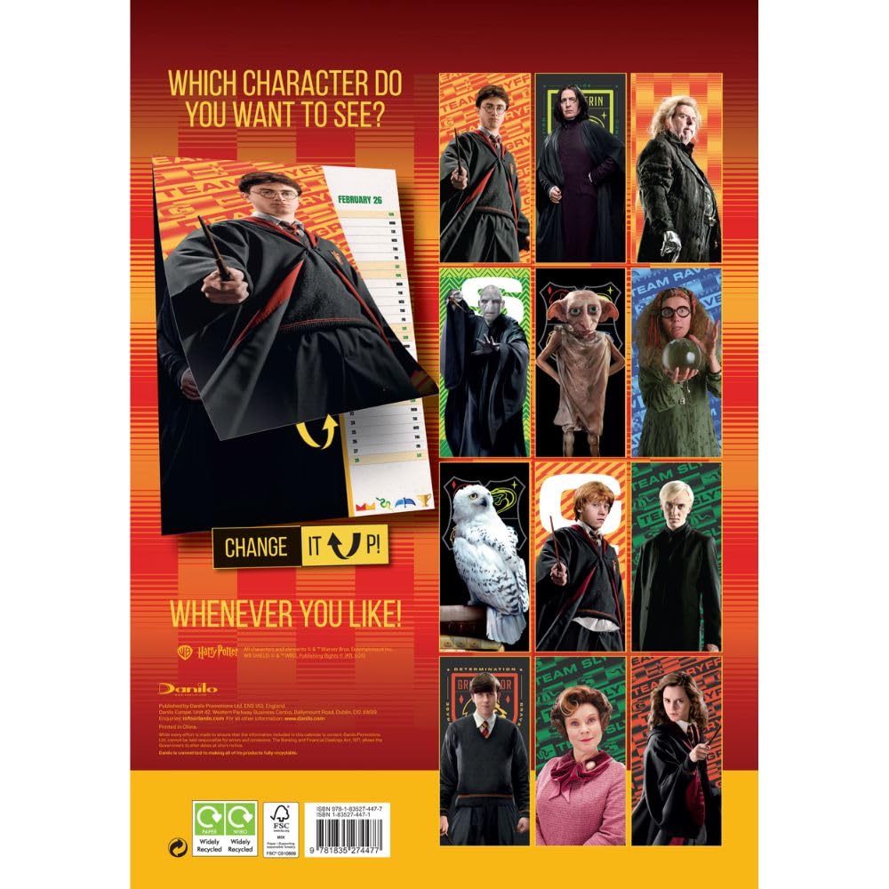Harry Potter A3 Calendar 2026 - Shop Calendars At Gift Moments - 4
