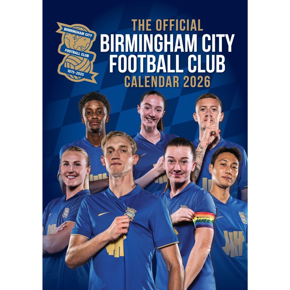 Birmingham City FC A3 Calendar 2026 - Shop Calendars At Gift Moments - 1