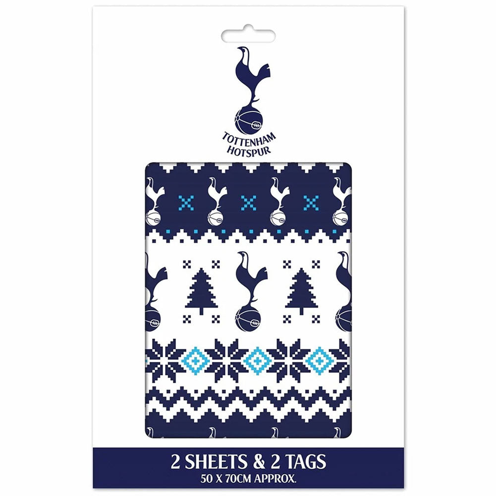 Tottenham Hotspur FC Christmas Gift Wrap - Shop Gift Wrap & Bags At Gift Moments - 3