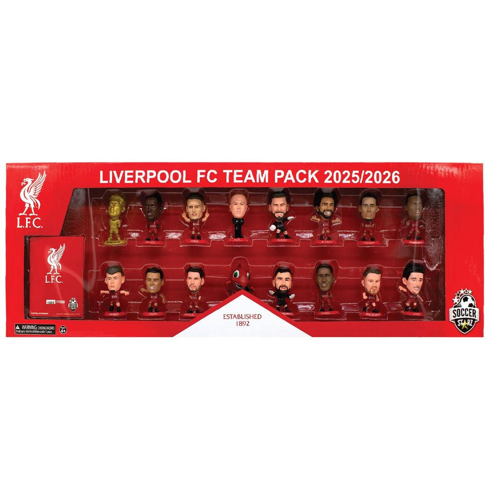 Liverpool FC SoccerStarz Season 25-26 Player Team Pack - Shop SoccerStarz At Gift Moments - 1