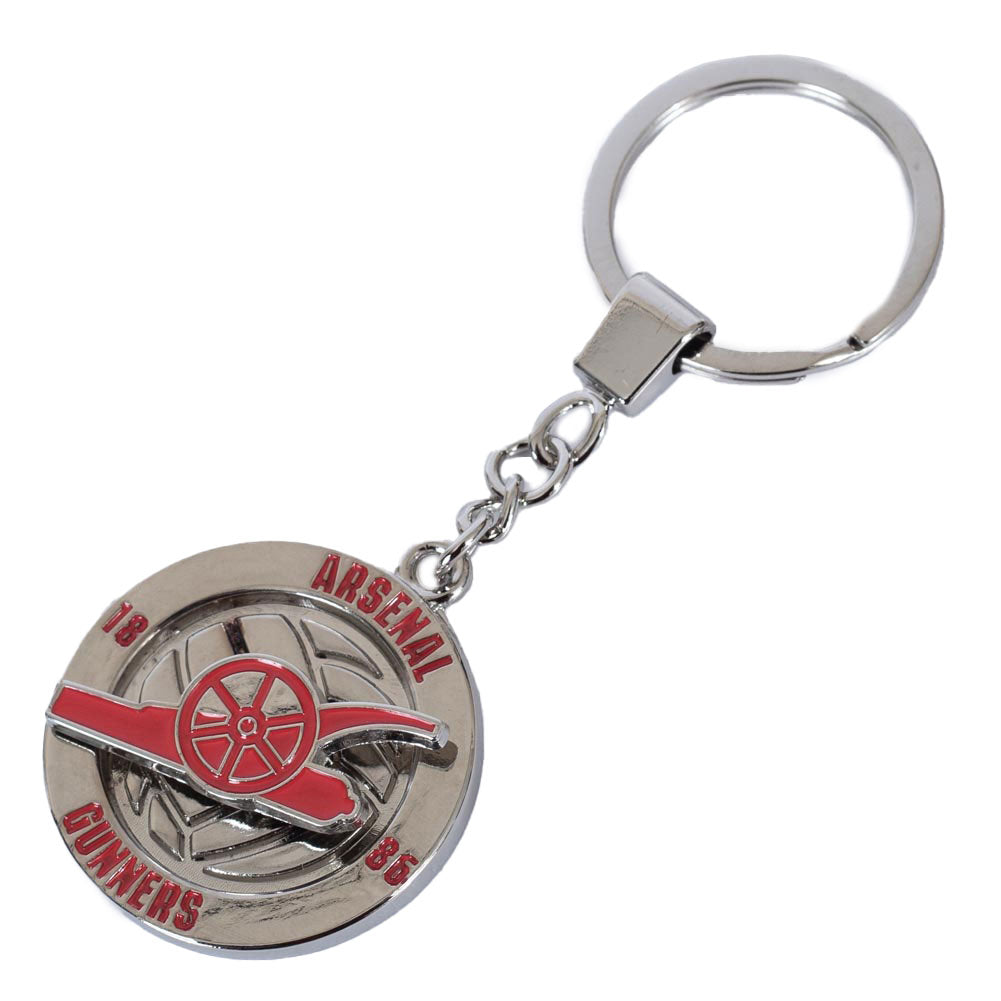 Arsenal FC Fidget Spinner Keyring - Shop Keyrings At Gift Moments - 2