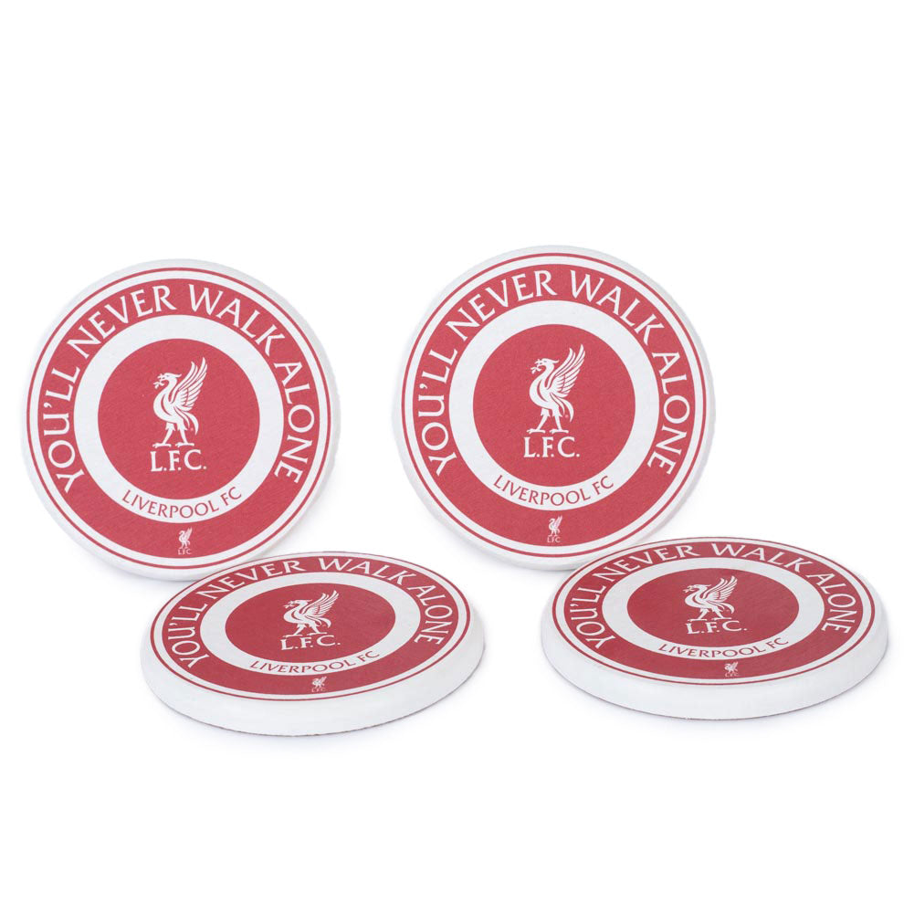 Liverpool FC 4pk Ceramic Coaster Set - Shop Coasters At Gift Moments - 2