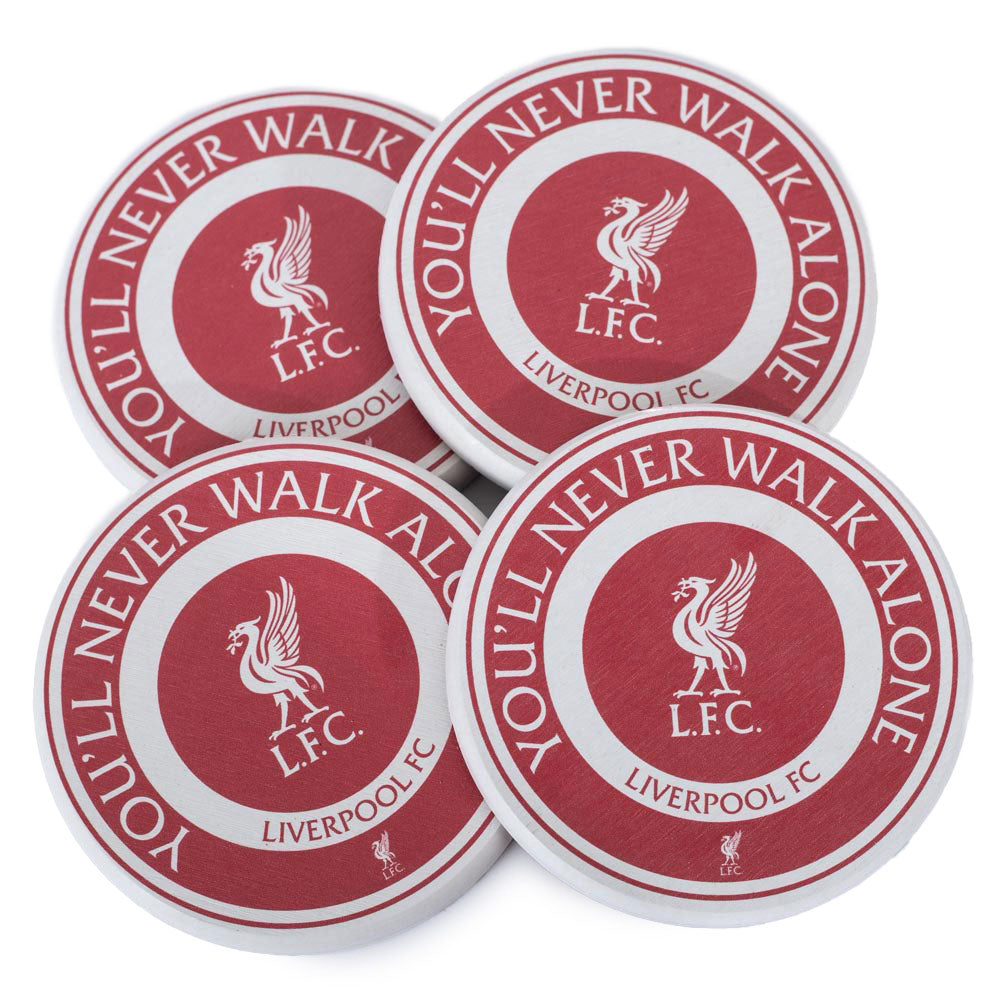Liverpool FC 4pk Ceramic Coaster Set - Shop Coasters At Gift Moments - 3