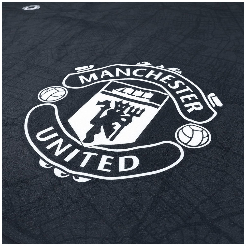 Manchester United FC Identity Sherpa Fleece Blanket - Shop Blankets At Gift Moments - 3
