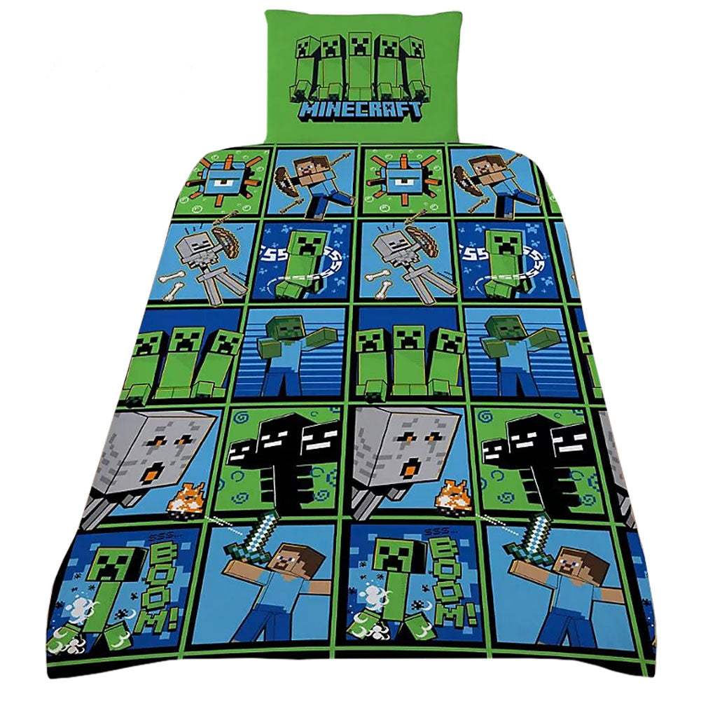 Minecraft Single Duvet Set - Shop Bedroom At Gift Moments - 1