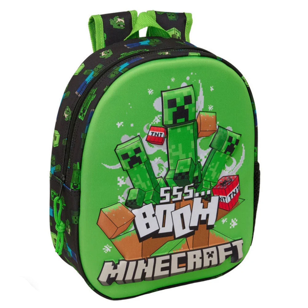 Minecraft 3D Junior Backpack - Shop Bags At Gift Moments - 1