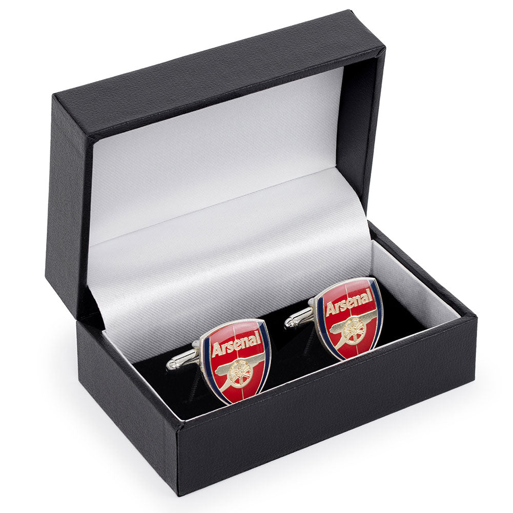 Arsenal FC Colour Cufflinks - Shop Cufflinks & Tie Slides At Gift Moments - 1