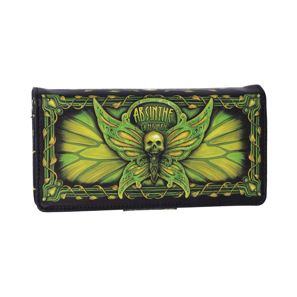 Absinthe La Fee Verte Green Fairy Embossed Purse: 4 - Purses By NN Designs