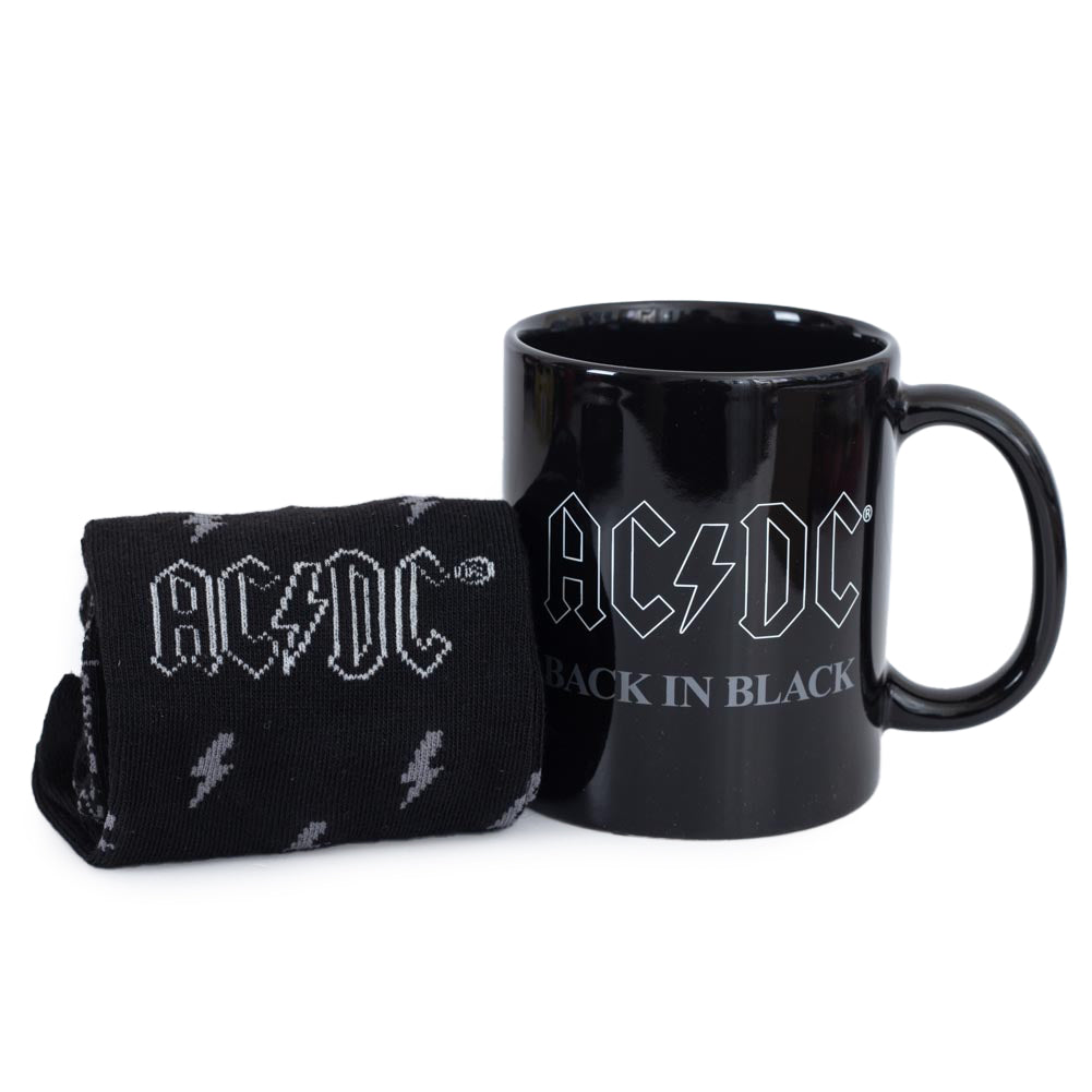 AC/DC Mug & Sock Set: 2 - Mugs By AC/DC