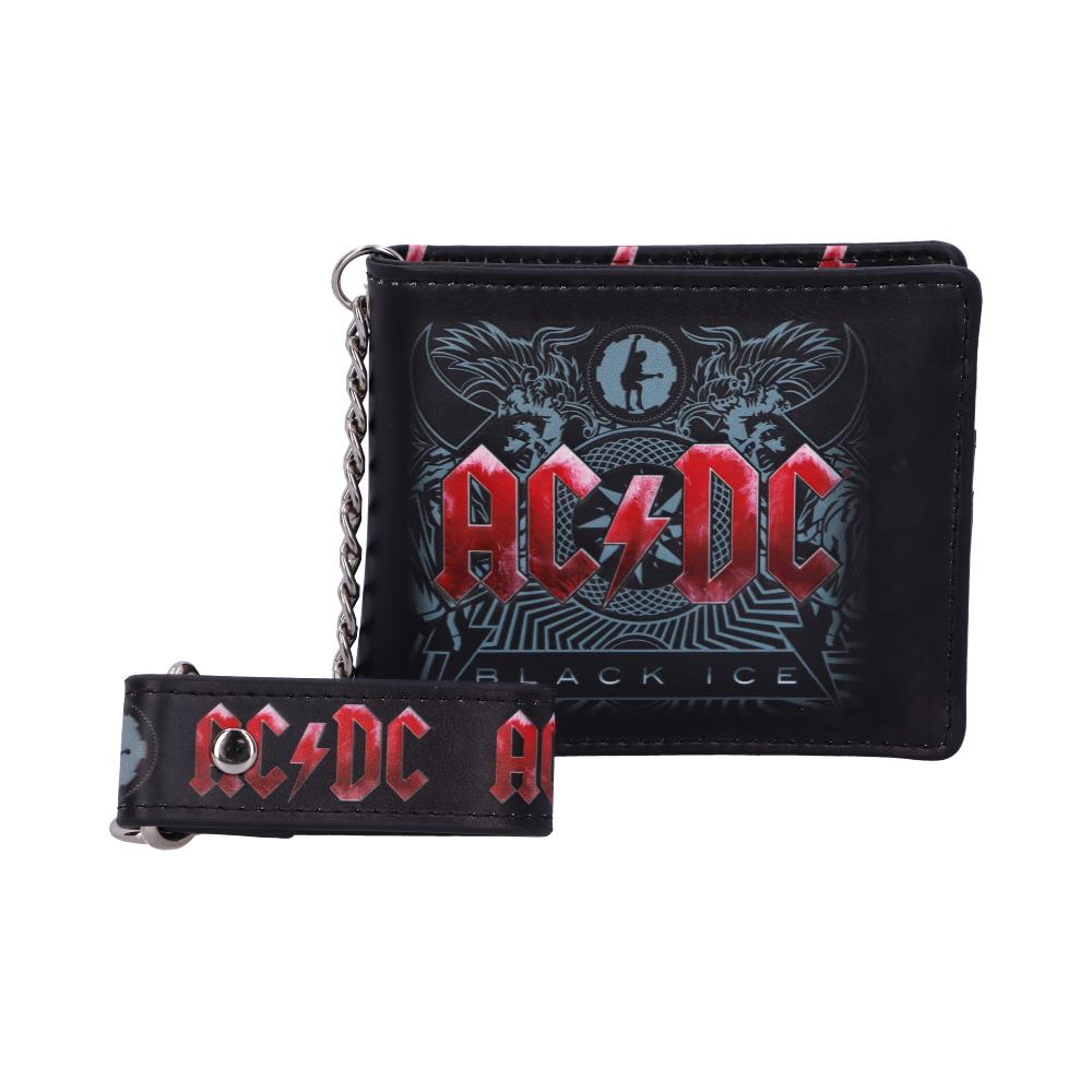 AC/DC Black Ice Album Embossed Wallet and Chain: 2 - Wallets By AC/DC