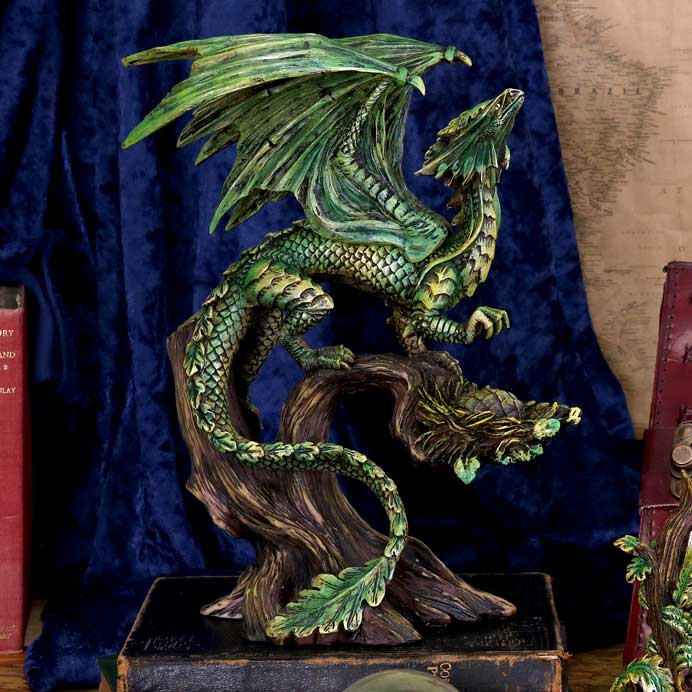 Adult Forest Dragon Figurine By Anne Stokes 25.5cm - Shop Figures & Collectables At Gift Moments - 1