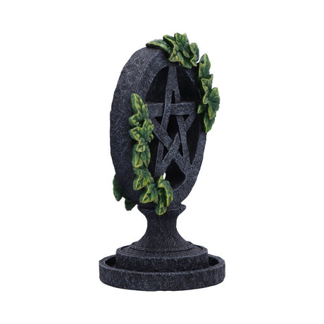 Aged Wiccan Pentagram Backflow Incense Burner 19cm: 5 - Incense Holders By NN Designs
