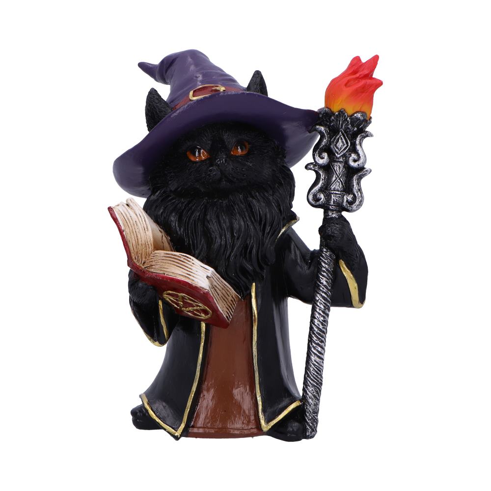 Albus The Black Wizard Cat Figurine - Shop Figurines Small (Under 15cm) At Gift Moments - 2