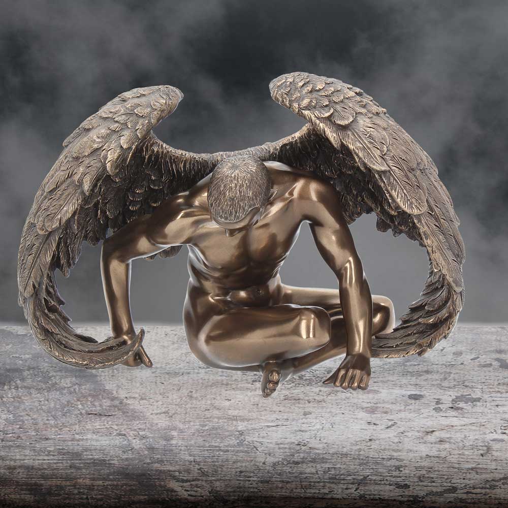 Angels Rest Figurine Bronze Naked Angel Ornament - Shop Figures & Collectables At Gift Moments - 1