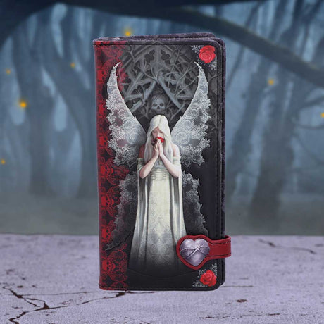 Anne Stokes Only Love Remains Gothic Angel Embossed Purse: 1 - Purses By Anne Stokes