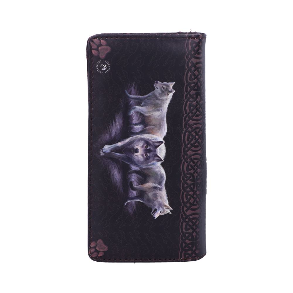 Anne Stokes Soul Bond Wolf Embossed Purse: 4 - Purses By Anne Stokes