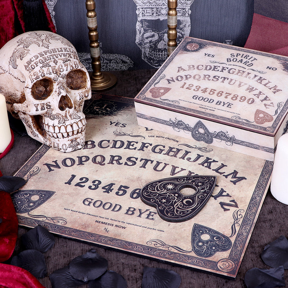 Antiqued Beige Spirit Talking Board with Planchette - Shop Ouija & Spirit Boards At Gift Moments - 1