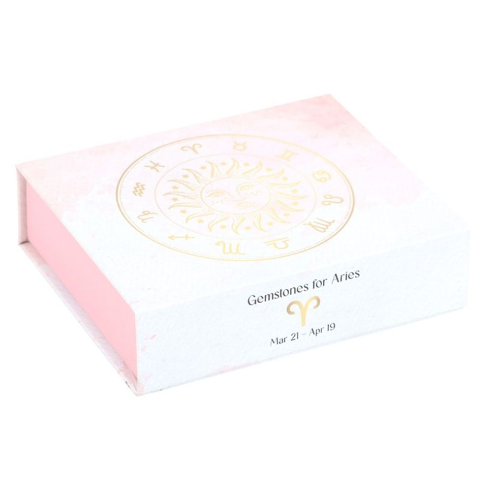 Aries Crystal Tumblestone Set: 3 - By Gift Moments