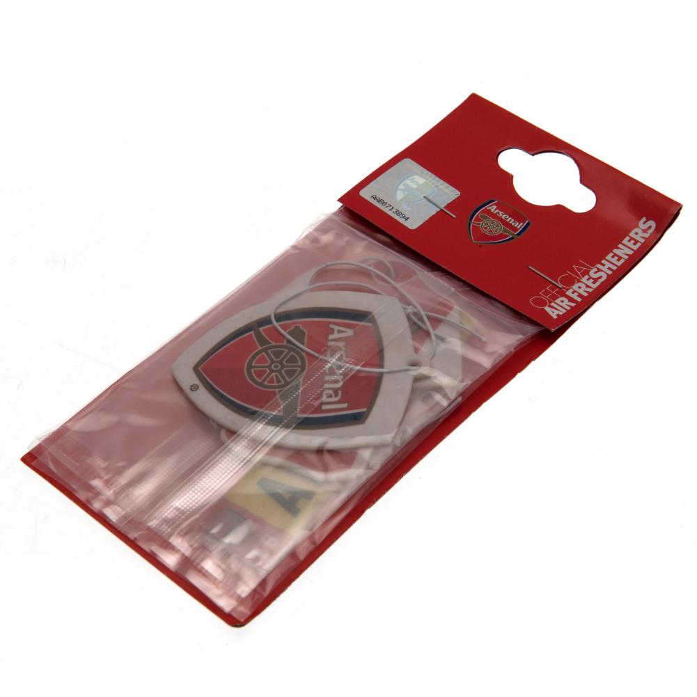 Arsenal FC 3pk Air Freshener - Shop Car Accessories At Gift Moments - 3