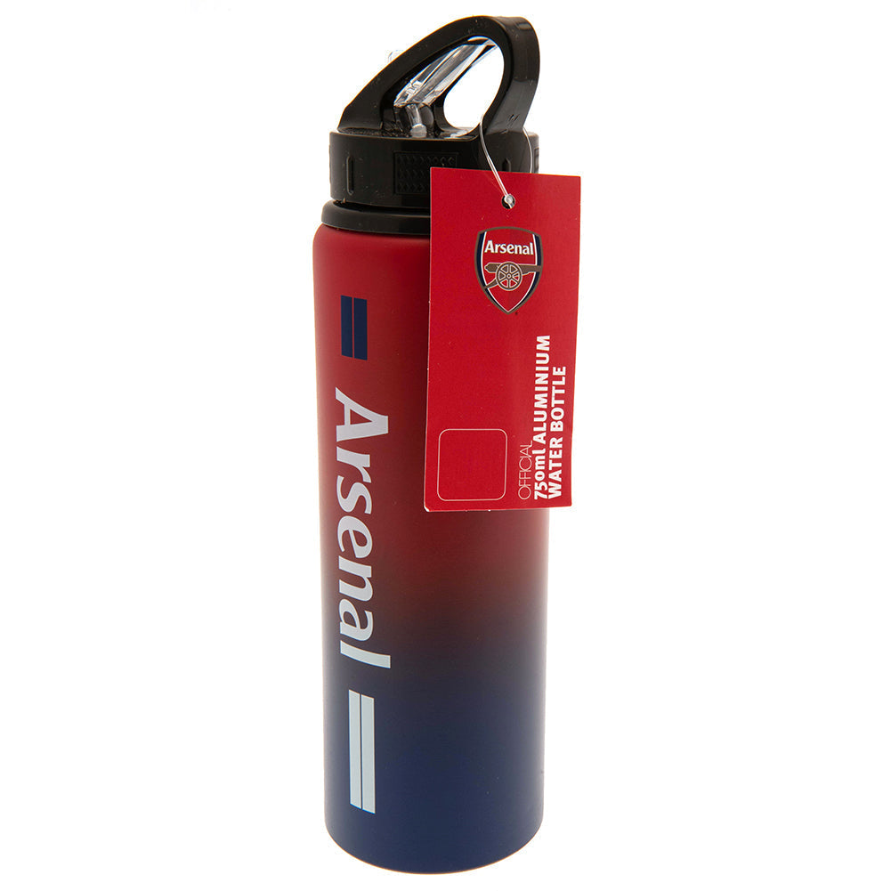Arsenal FC Aluminium Drinks Bottle ST - Shop Water Bottles At Gift Moments - 1