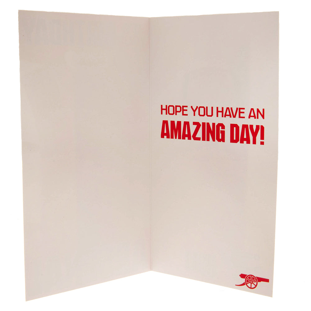 Arsenal FC Retro Shirt Birthday Card - Shop Greeting Cards At Gift Moments - 3