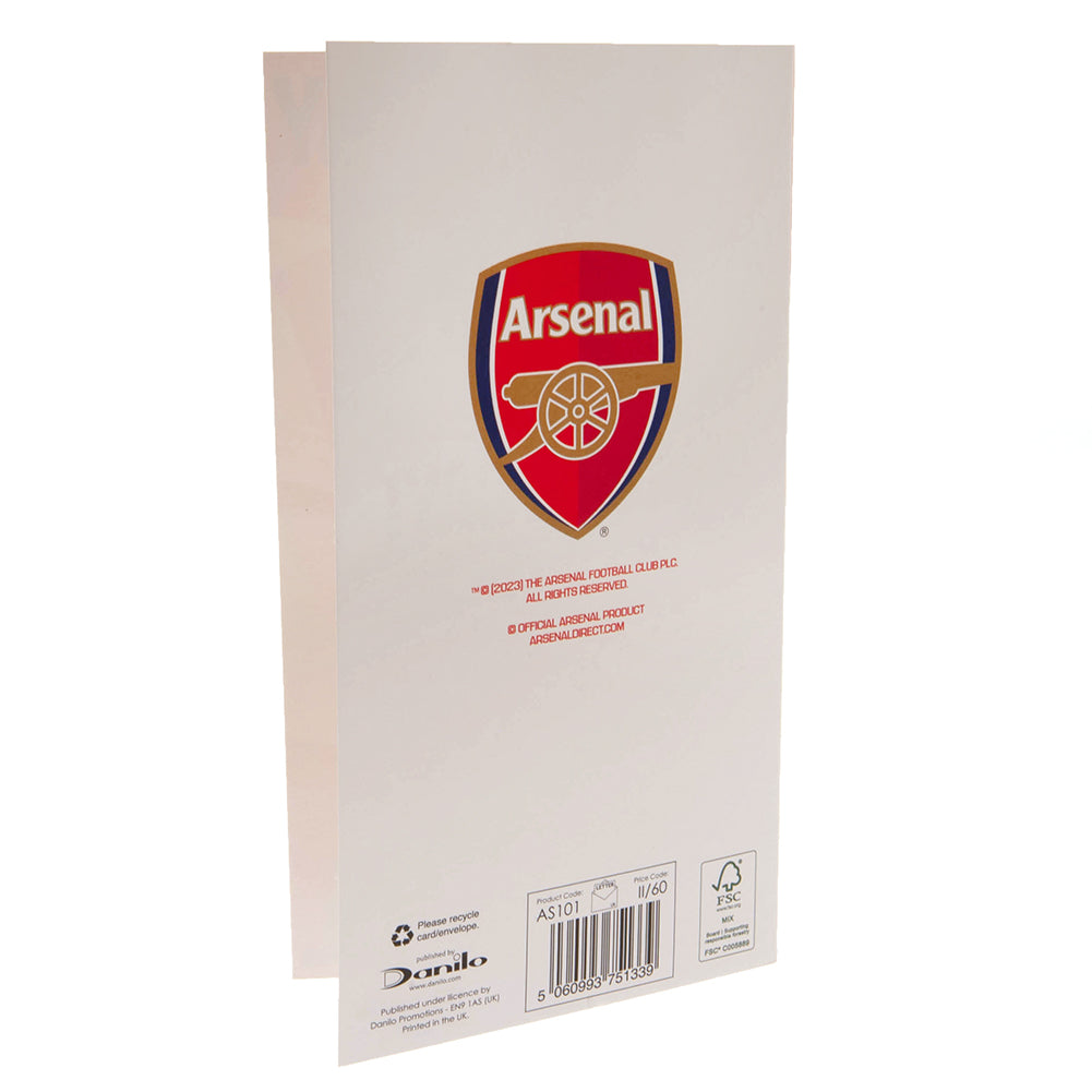Arsenal FC Retro Shirt Birthday Card - Shop Greeting Cards At Gift Moments - 4
