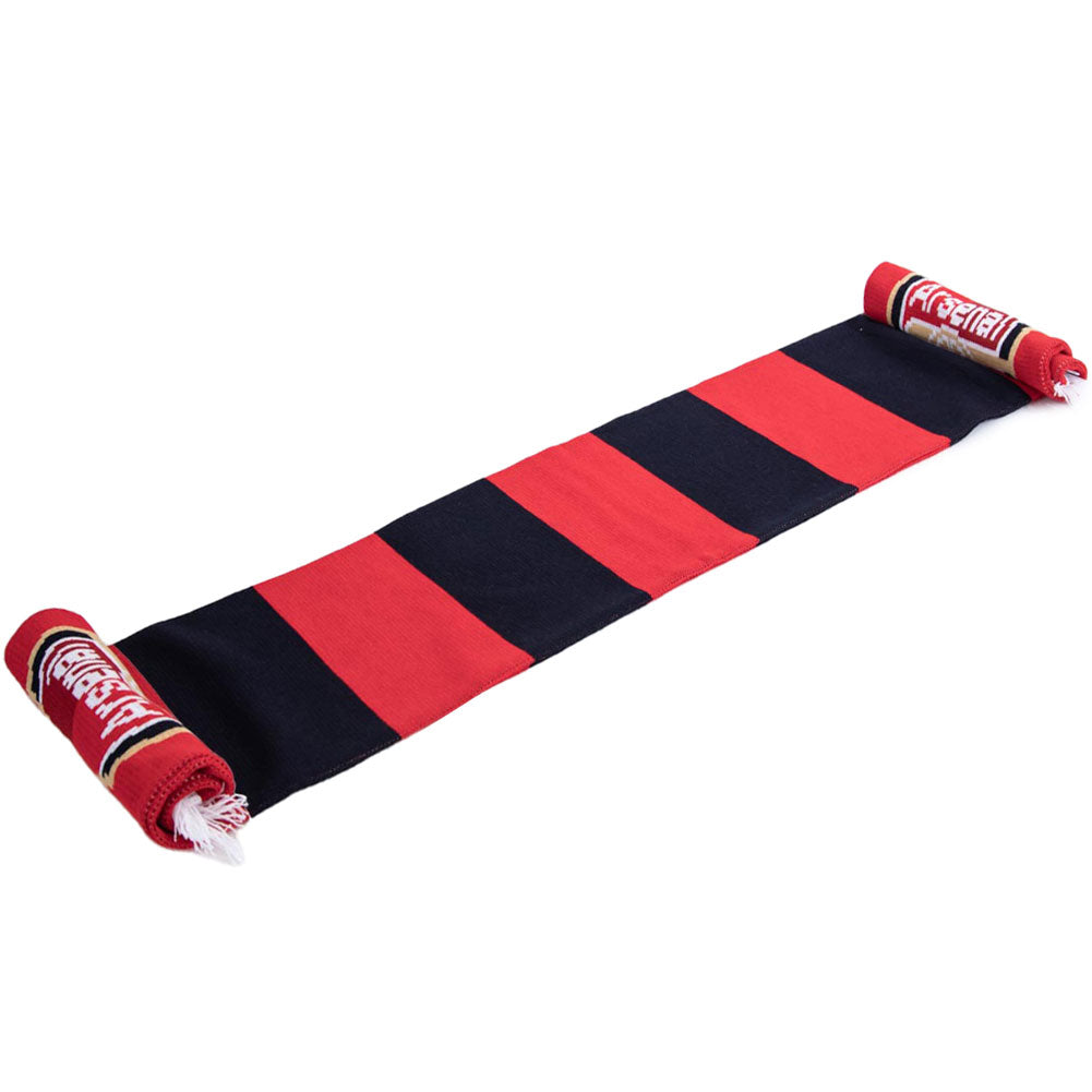 Arsenal FC Contrast Bar Scarf - Shop Scarves At Gift Moments - 1
