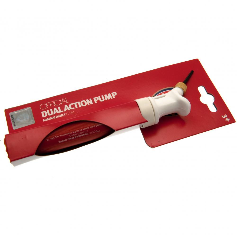 Arsenal FC Dual Action Football Pump - Shop Balls At Gift Moments - 1