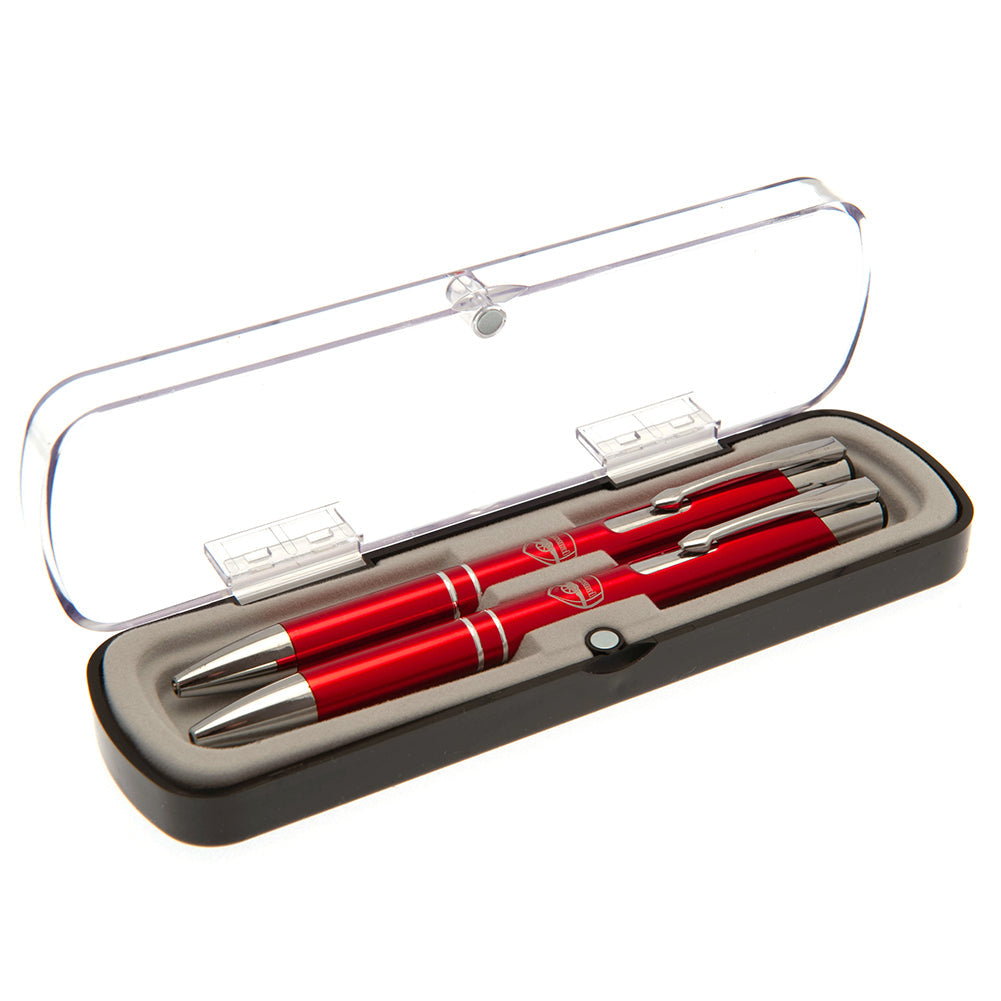 Arsenal FC Executive Pen & Pencil Set - Shop Pens & Pencils At Gift Moments - 1