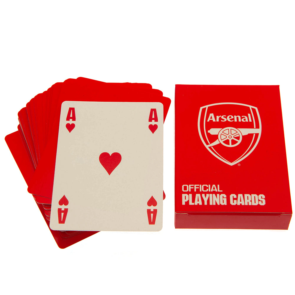 Arsenal FC Executive Playing Cards - Shop Puzzles & Games At Gift Moments - 1