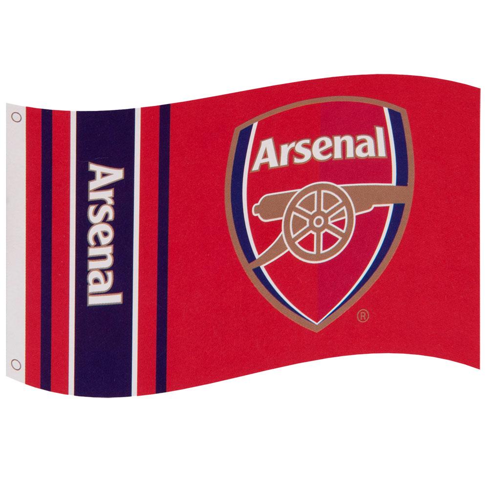 Arsenal FC Wordmark Flag - Shop Flags & Banners At Gift Moments - 1