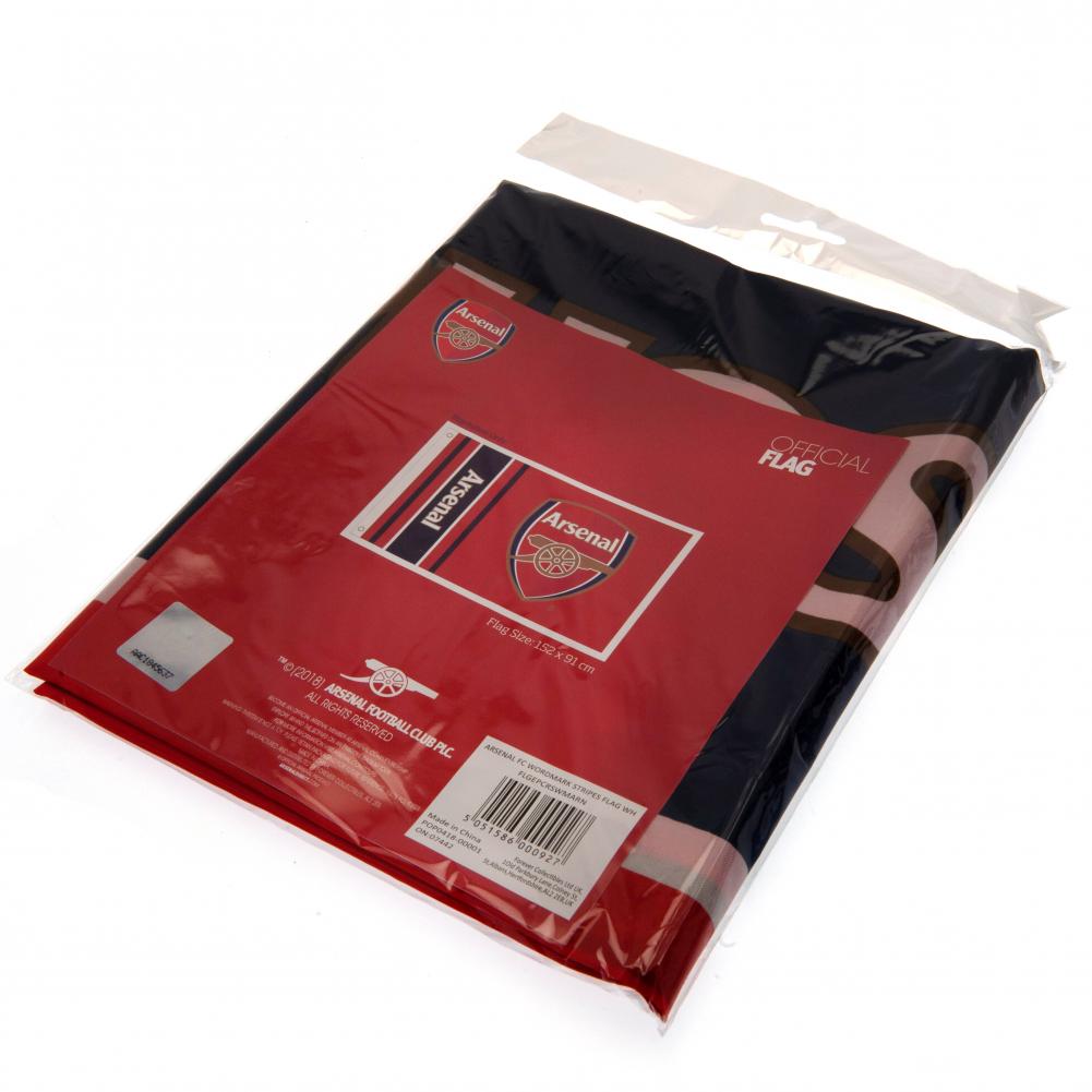 Arsenal FC Wordmark Flag - Shop Flags & Banners At Gift Moments - 4