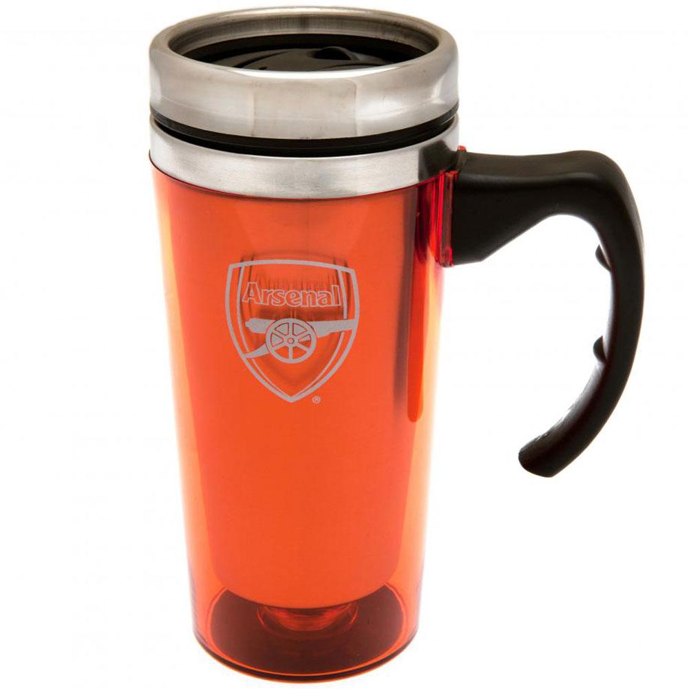 Arsenal FC Handled Travel Mug: 1 - Mugs By Arsenal