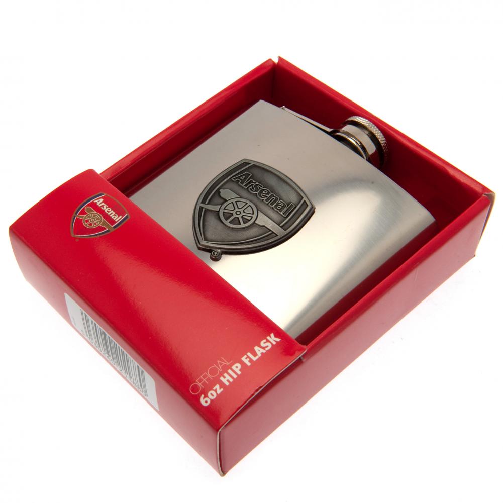 Arsenal FC Hip Flask - Shop Hip Flasks At Gift Moments - 2