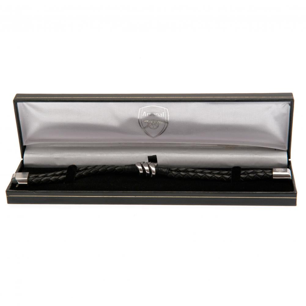 Arsenal FC Leather Bracelet - Shop Jewellery At Gift Moments - 1