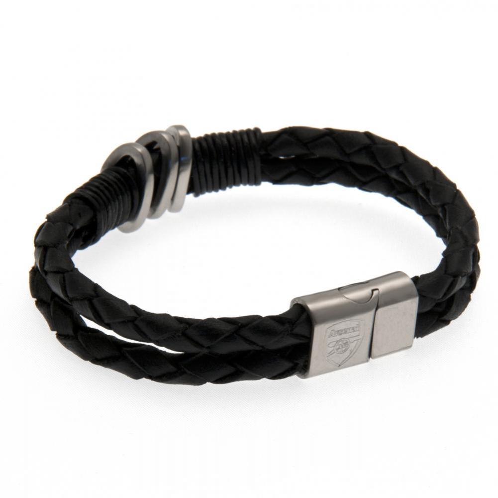 Arsenal FC Leather Bracelet - Shop Jewellery At Gift Moments - 2