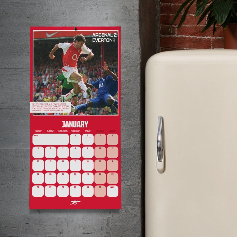 Arsenal FC Legends Square Calendar 2026: 5 - Calendars By Arsenal