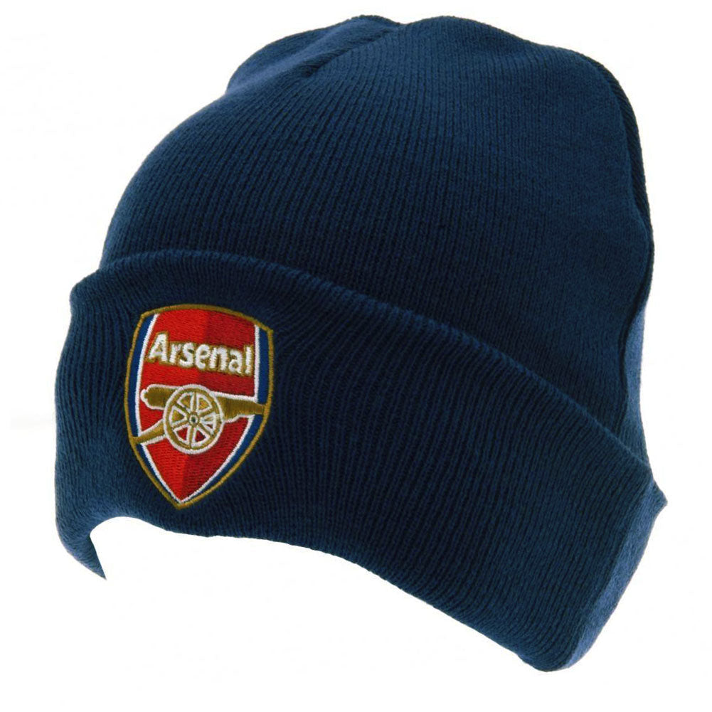 Arsenal FC Navy Cuff Beanie - Shop Caps & Hats At Gift Moments - 1