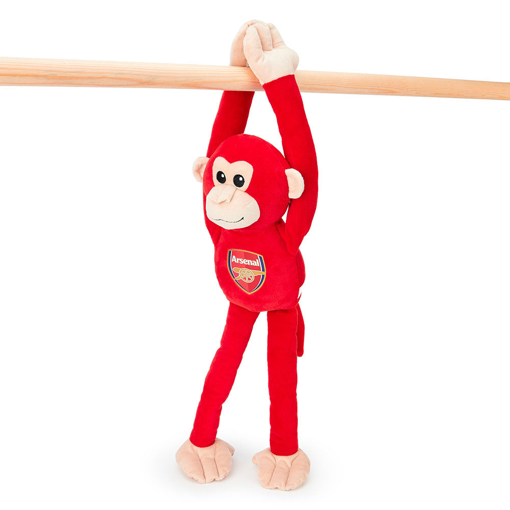 Arsenal FC Plush Hanging Monkey - Shop Teddy Bears & Soft Toys At Gift Moments - 3