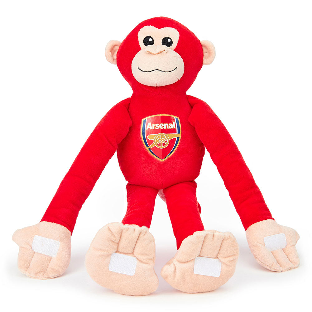 Arsenal FC Plush Hanging Monkey - Shop Teddy Bears & Soft Toys At Gift Moments - 1