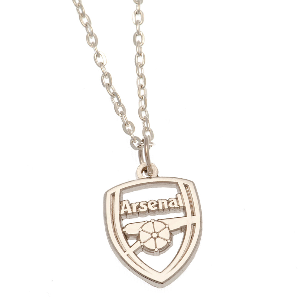 Arsenal FC Silver Plated Boxed Pendant CR: 2 - Necklaces By Arsenal