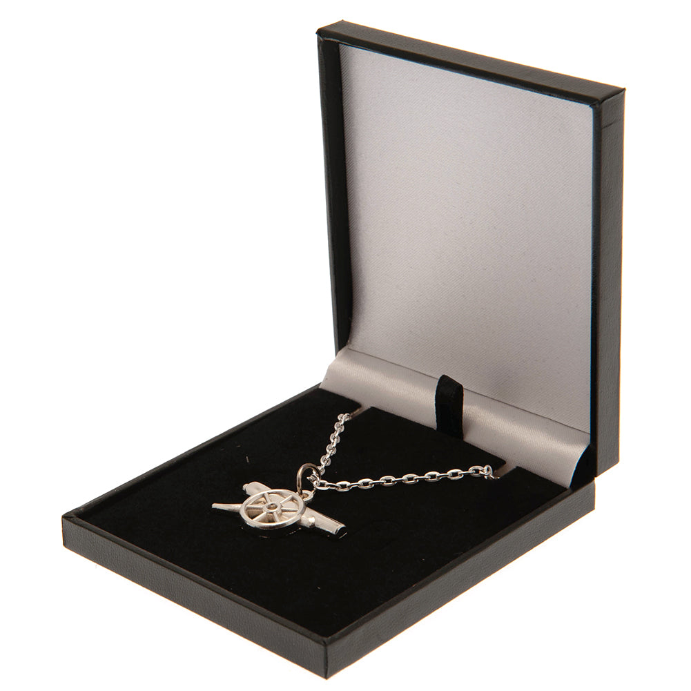 Arsenal FC Silver Plated Boxed Pendant GN: 1 - Necklaces By Arsenal