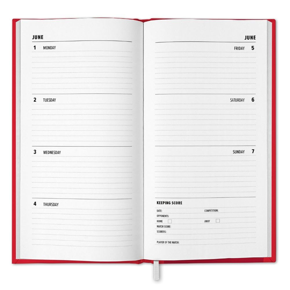 Arsenal FC Slim Diary 2026 - Shop Diaries At Gift Moments - 2