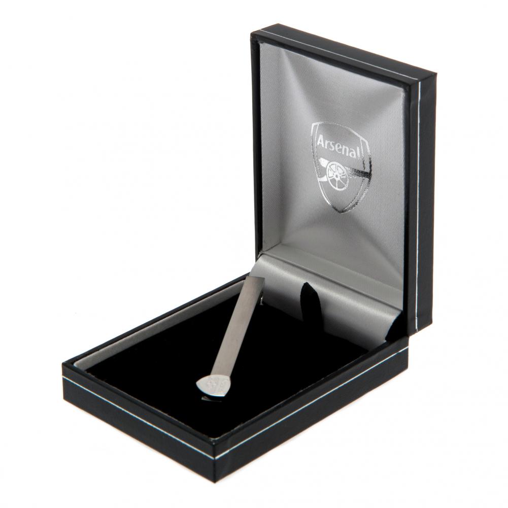 Arsenal FC Stainless Steel Tie Slide - Shop Cufflinks & Tie Slides At Gift Moments - 1