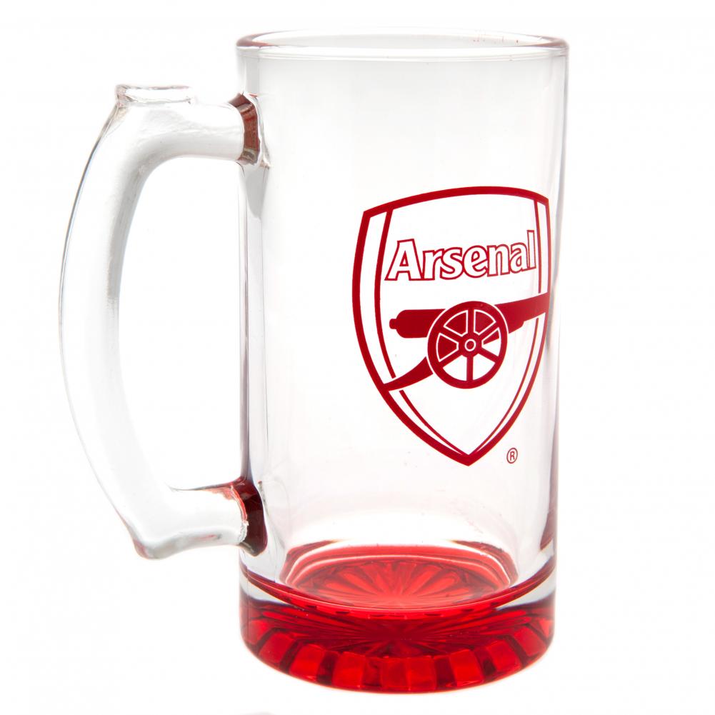 Arsenal FC Stein Glass Tankard - Shop Glassware At Gift Moments - 2