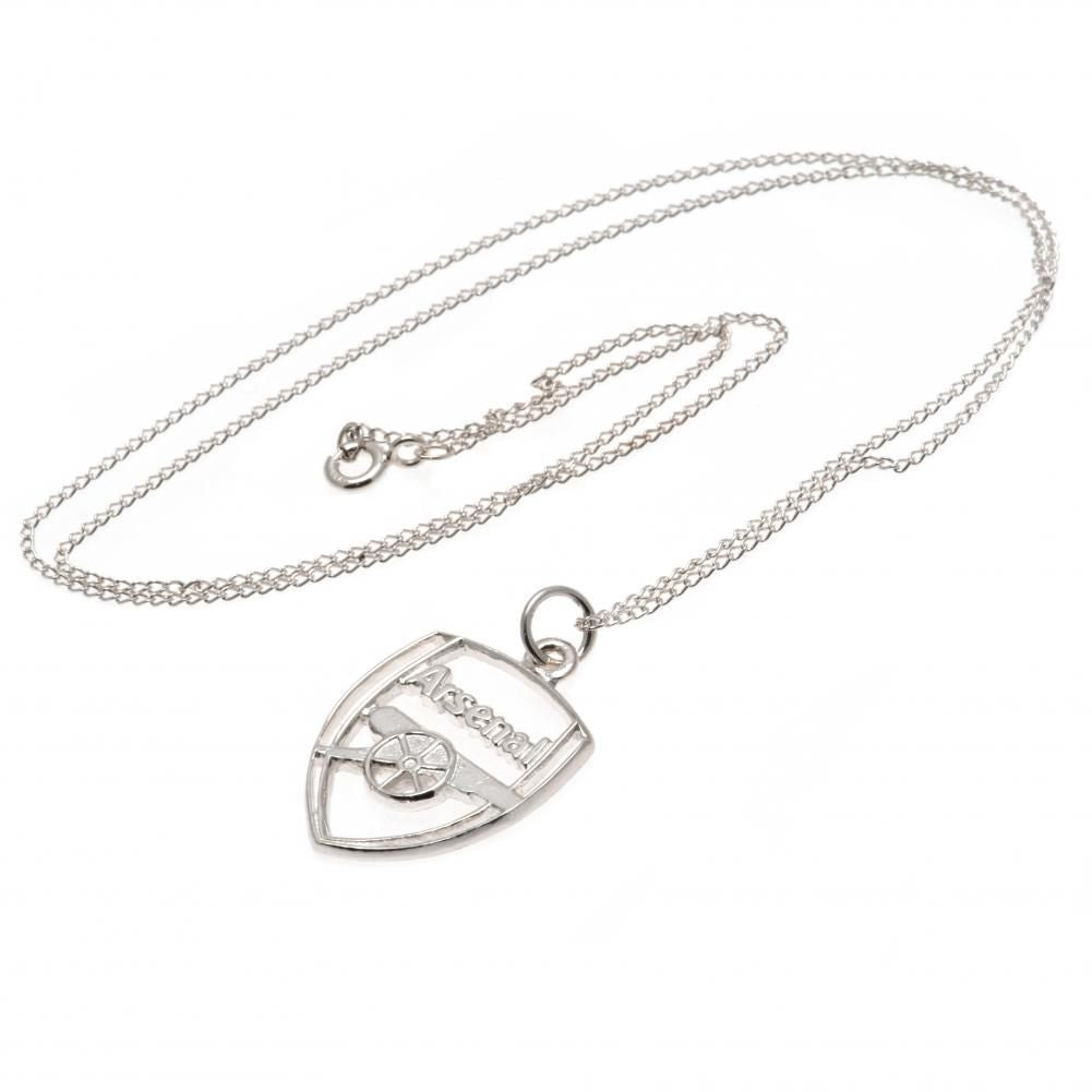 Arsenal FC Sterling Silver Pendant & Chain CR: 3 - Jewellery By Arsenal