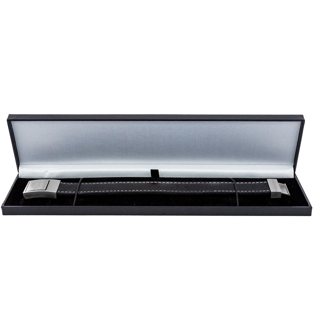 Arsenal FC Stitched Leather Bracelet: 2 - Bracelets By Arsenal