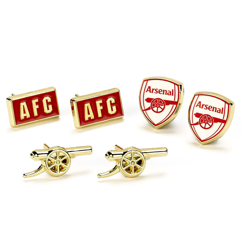 Arsenal FC Stud Earring Set: 1 - Earrings By Arsenal